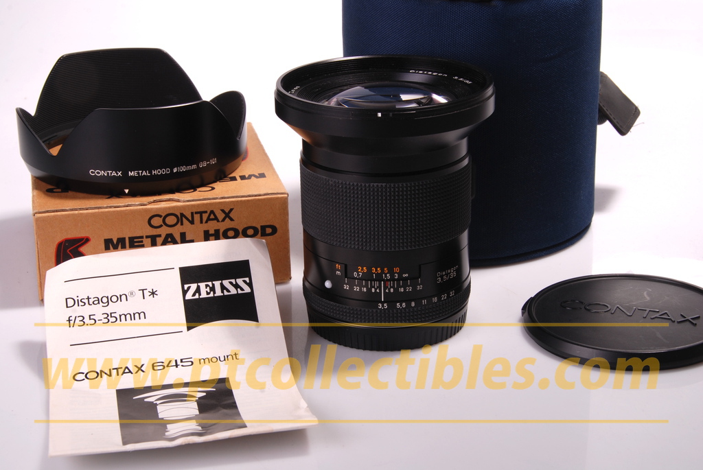CONTAX 645: 35/3.5 Distagon AF + GB-101